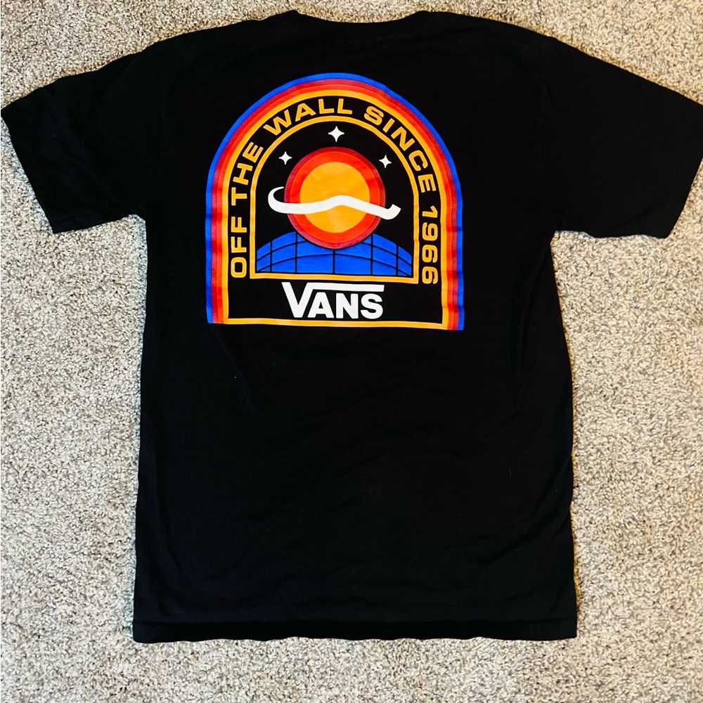 Vans Off The Wall Space Graphic Tee Shirt -Size Small